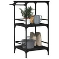 thumbnail image 6 of vidaXL Kitchen Trolley Rolling Utility Storage Living Room Engineered Wood, 6 of 16