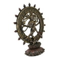 thumbnail image 3 of Ebros Hindu Shiva Nataraja Lord Of The Dance Cosmic Dancer God Statuette 9"H, 3 of 10