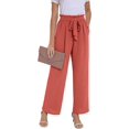 thumbnail image 1 of Peignoir pour Femme Léger à Manches 3/4, Robe de Chambre Kimono à Col en V, Longue Tenue de Nuit, Corail Rouge, 1 of 5