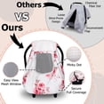 thumbnail image 5 of Beavtaens 3-in-1 Baby Car Seat Cover, Winter Infant Carseat Canopy, Soft & Breathable, Pink, 5 of 7