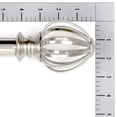 thumbnail image 2 of Lumino 1" and 5/8" Plated Brushed Nickel Regis Cage Adjustable Double Curtain Rod Set, 42"-120", 2 of 5