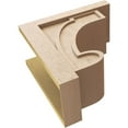 thumbnail image 6 of 12"W x 24"D x 24"H Classic Alma Rough Cedar Woodgrain TimberThane Corbel, Primed Tan, 6 of 6