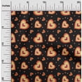 thumbnail image 2 of oneOone Polyester Spandex Black Fabric Valentine Heart Diy Clothing Quilting Fabric Print Fabric By Yard 56 Inch Wide, 2 of 4