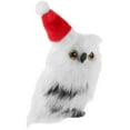 thumbnail image 4 of WRISTBIQUE Indoor Owl Decoration Plastic Fluff Family New Year Holidays 1Set 3.1x2.2x2.0in, 4 of 10