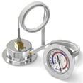 thumbnail image 5 of 1 Pcs Vapor Capillary Refrigeration Thermometer,2 Inch Dial, 48 Inch Capillary Length,Accuracy 2%, 5 of 5