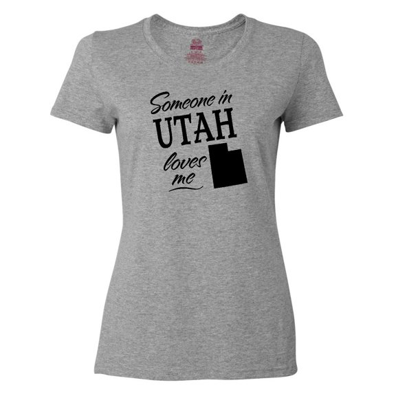 Inktastic Someone in Utah Loves Me Women's T-Shirt