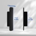thumbnail image 3 of jesticaly 2pieces Easy Installation Self Adhesive Handles Wide Range Of Uses Sturdy And Durable Pulls ABS, 3 of 6