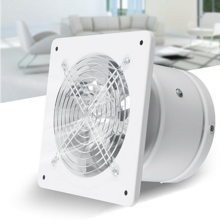 Denest 5657 6'' Duct 650㎡/h 40W 110V Iron Exhaust Fan Type 50 dB, 2800 r/min for Bathroom - White