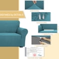thumbnail image 2 of JIATER 1-Piece Sofa Cover Stretch Couch Cover Washable Sofa Slipcover Furniture Protector for Loveseat Sofa,Peacock Blue, 2 of 8