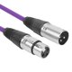 thumbnail image 2 of Cable XLR 3 Pines A Micrófono Blindado 1m Color Morado, 2 of 8