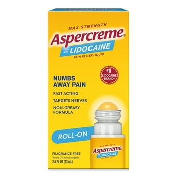 Aspercreme 4% Lidocaine (2.5 Oz), No Mess Applicator