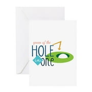 CafePress - Golf Queen Greeting Cards - Greeting Card, Blank Inside Glossy