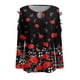 thumbnail image 4 of Pntutb Mujeres Moda Casual Imprimir Cuello Redondo Suelto Manga Larga Camiseta top Blusa Pullover Pntutb Pntutb-1586, 4 of 4