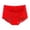 Red, variant on Women's Floral Embroidered Semi Sheer Briefs High Waist Semi Sheer Underwear L Red