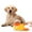 Yellow, variant on Interactive Yellow Pet Feeder & Rotate Dog Dispenser â No Electricity Training Toy for Dogs, Durable Treat Dispenser (12x12x24cm)