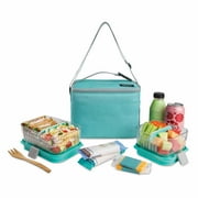 PackIt Freezable, Polycanvas Lunch Cooler Liner, 9 Can Capacity, Teal, A Practical Choice for School Lunches and Activities