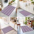 thumbnail image 4 of Entryway Rug 2'x3', Purple Boho Kitchen Runner Rugs Non-Slip Carpet Mats, Vintage Ethnic Tribe Abstract Art Bedside Rugs Runners Washable Floor Carpet for Bathroom Laundry Room, 4 of 8