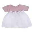 thumbnail image 1 of Robe Tutu à Nœud pour Nouveau-Né et Tout-Petit Fille, Robe de Concours Princesse, Robe de Mariage, Robe de Fête, Rose, 6-12 Mois, 1 of 7