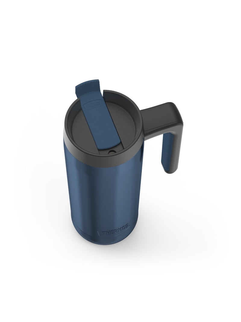 Thermos Alta Series Stainless Steel Travel Mug, Blue, 18oz