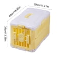 thumbnail image 3 of Foldable Pet Carrier for Airline Travel, Portable Soft Sided Crate for Cats Small Dogs, Folds Flat for Storage Handheld or Car Back Seat Use, 3 of 6