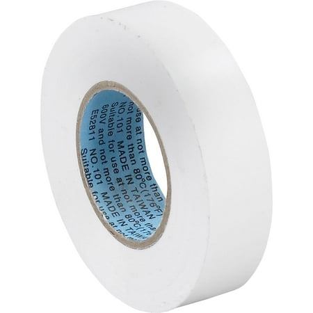 UPC: 0848109018805 | Aviditi T96461810PKW 0.75 in. x 20 yards White Electrical Tape – Pack of 10