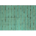 thumbnail image 1 of Ahgly Company Machine Washable Indoor Rectangle Southwestern Turquoise Blue Country Area Rugs, 7' x 10', 1 of 4