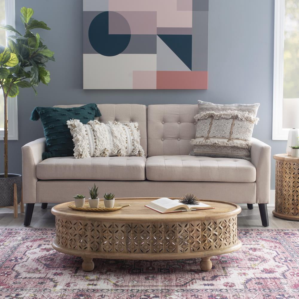 Powell Inora Oval Coffee Table Natural