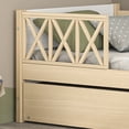 thumbnail image 4 of Polifurniture Cozy Kids Twin Size Wood Daybed with Trundle and Mini Slide, 4 of 8