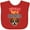 Red, variant on Inktastic Boxer Dog Lover Pet Owner Boys or Girls Baby Bib