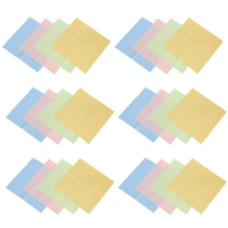 24 Microfiber Optical Cleaning Cloth Dvd Lcd Camera Lens Screen Clean Cloth Towel