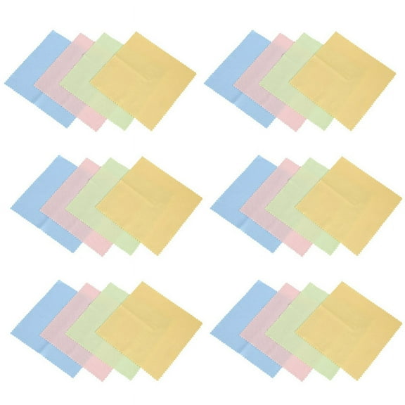 24 Microfiber Optical Cleaning Cloth Dvd Lcd Camera Lens Screen Clean Cloth Towel