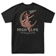 thumbnail image 2 of Miller High Life Girl In The Moon Front and Back Print T-Shirt-2XLarge, 2 of 3