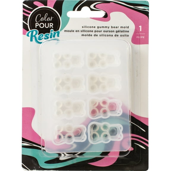 American Crafts Color Pour Resin Mold-Gummy Bear