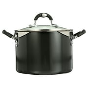 Tramontina 6 Quart Lock and Drain Charcoal Gray Non-Stick Pasta Pot
