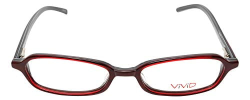 Calabria Viv 721 Designer Reading Glasses in Red-Black ; +3.00