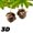 AC, variant on 5PCS Forest Animal Acorn Christmas Ornaments, 3D Cute Resin Woodland Animal Hanging Decorations for Christmas Tree, Rustic Nature-Themed Home Décor, Holiday Gift for Animal Lovers