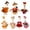 A010, variant on Porch Goose Clothes, Fall Porch Goose Outfit, Fall Thanksgiving Day Decorations Outdoor for Porch, Autumn Maple Pumpkin Pattern Dress Set for Porch Goose,A008