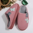 thumbnail image 6 of Bibifish Mens Womens Fall Fuzzy Slippers Non Slip Thick Wear Resistant Sole Slip On Fleece Lined Indoor Home Winter Slippers, 6 of 9