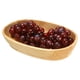 thumbnail image 1 of Bandeja de Servir de Bambú Uxcell, Bandejas de Madera en Forma de Barco de 9.4 x 6 Pulgadas, Platos de Servicio Portátiles para Comida, Frutas, Aperitivos, Pan, Vanity, Bodas, Picnics, Caqui, 1 of 7