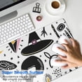 thumbnail image 4 of Long Mouse Pads for Desk,Black Halloween Witchcraft Elements Desk Mats on Top Of Desks, Desk Mouse Pad Extra Large with 3mm Non-Slip Base and Stitched Edge for Gaming,Office,Work,Home 31.5"x11.8", 4 of 6