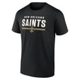 thumbnail image 2 of Men's Black New Orleans Saints Speed & Agility T-Shirt, 2 of 3