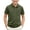 Army Green, variant on Boys Girls Golf Shirts Collared Short Sleeve Button Tee Kids Summer Casual Uniform School T-Shirt Tops With Pocket