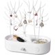 thumbnail image 1 of (Blanco) Árbol de exhibición de joyas, soporte de plástico para árbol de joyería con cajones, soporte para joyas para pendientes, collares, pulseras, relojes y anillos, 1 of 5