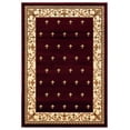 thumbnail image 2 of HomeRoots 367508 31 x 88 in. Burgundy Olefin & Polypropylene Runner Rug, 2 of 2