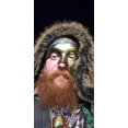 thumbnail image 5 of Máscara de mascarada vintage El fantasma de la ópera CHAO Oro negro media cara con un solo ojo, 5 of 5