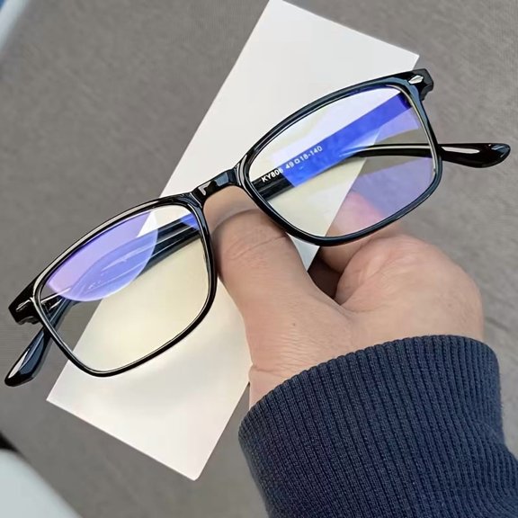 Unisex Retro Blue Light Blocking Glasses Clear Computer Gaming Glasses