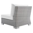 thumbnail image 6 of Lounge Chair, Sunbrella, Rattan, Wicker, Light Grey Gray White, Modern Contemporary Urban Design, Outdoor Patio Balcony Cafe Bistro Garden Furniture Hotel Hospitality, 6 of 9