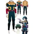 thumbnail image 2 of Disfraz de Midoriya Izuku para hombre, disfraz de héroe de Anime Academia, temporada 7, capa de juego de rol, peluca, ropa de fantasía para Halloween, 2 of 5