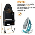 Ironing Board Hanger Wall Mount Electric Iron Holder Ironing Board Rack