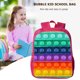 thumbnail image 4 of Bolsa de escuela para niños con impresión de burbujas de empuje de dibujos animados regalo inteligente de cognición de color JShteea libre de BPA, 4 of 8